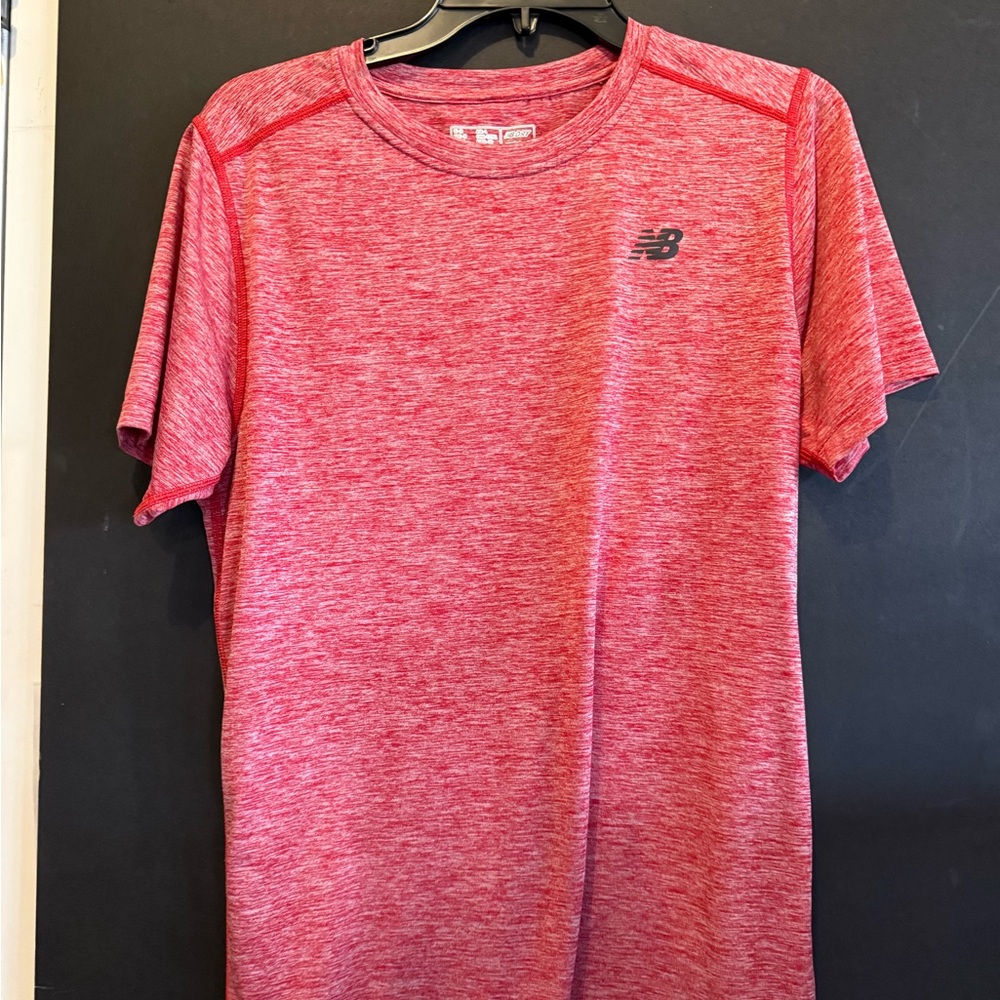 New Balance Heathered Red Men's Tee